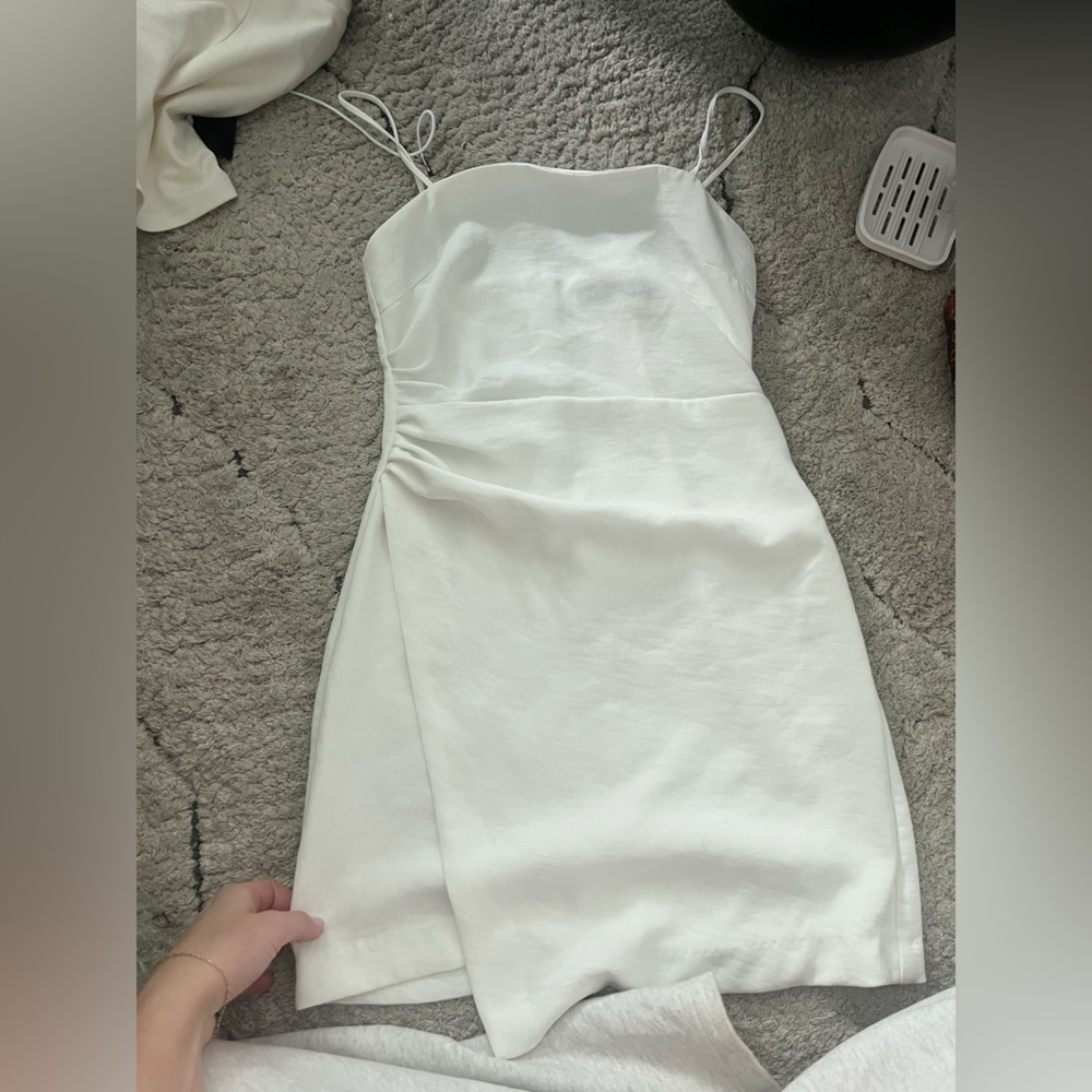 Zara white dress